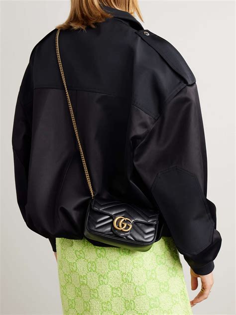 bolsa gucci marmont super mini|Gucci Mini GG Marmont Cross Body Bag .